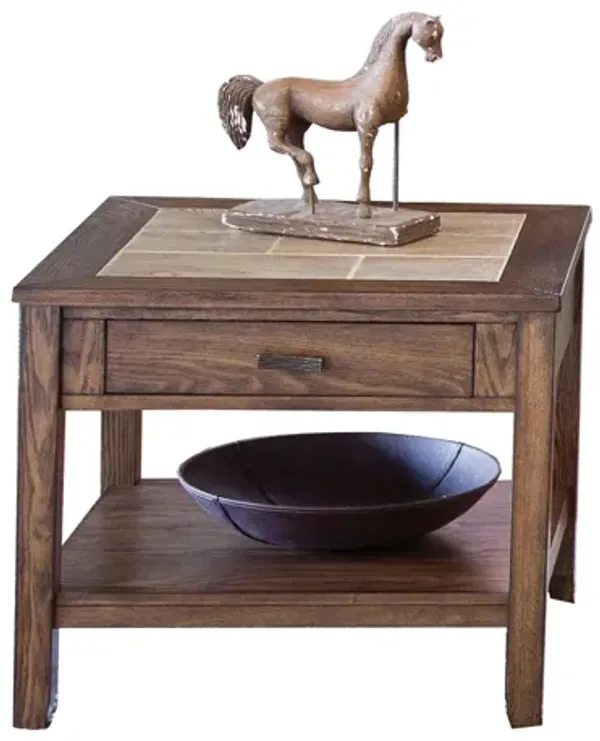 Mesa Valley Rectangular End Table
