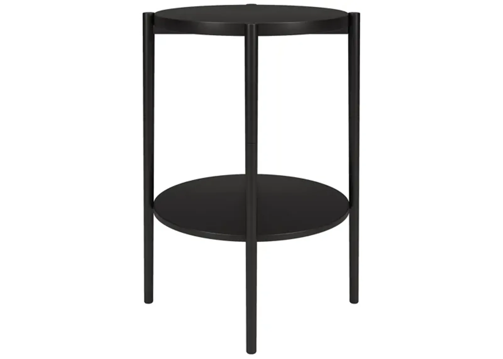 Wayne Side Table in Blackened Bronze by Hudson & Canal