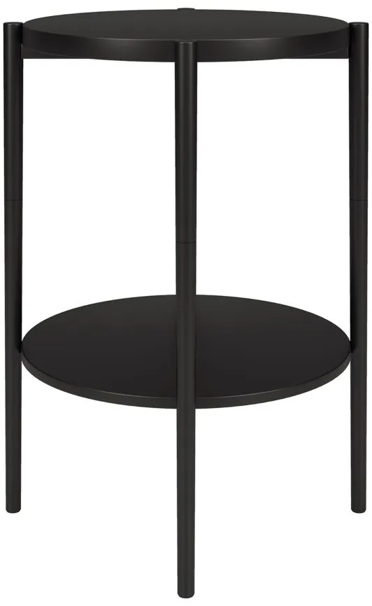 Wayne Side Table in Blackened Bronze by Hudson & Canal