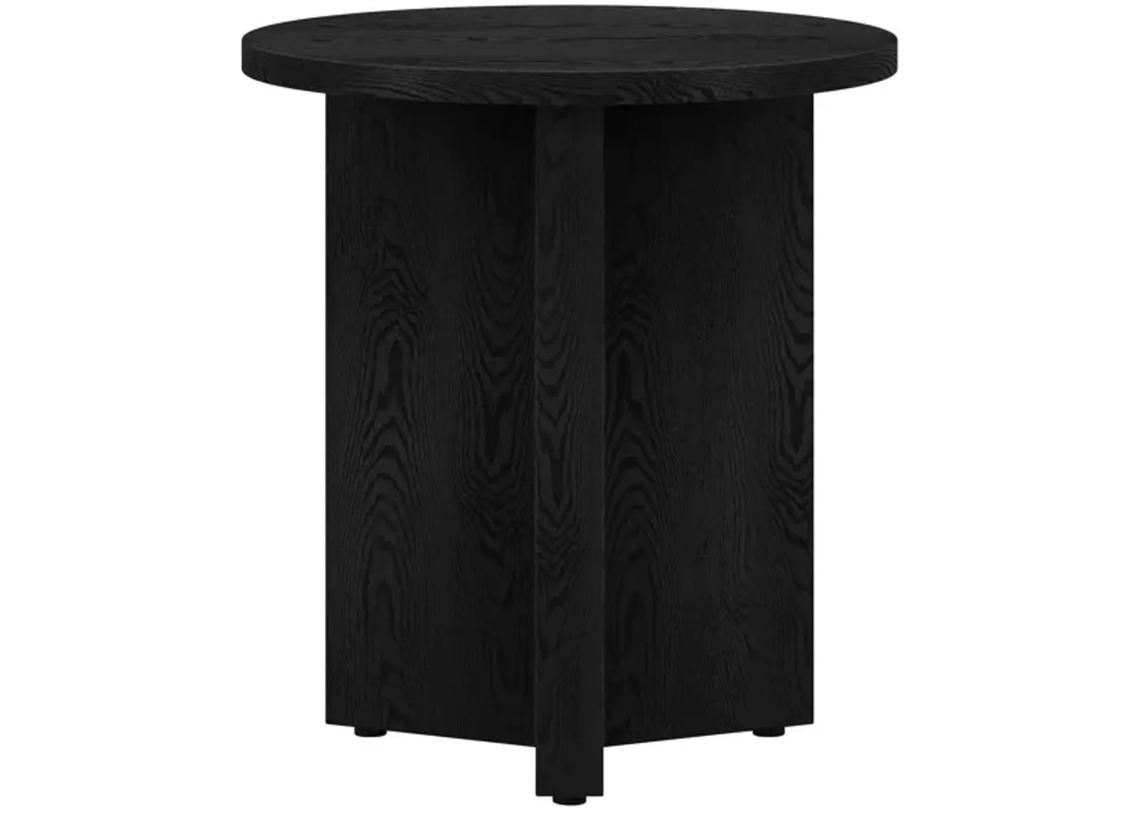 Anders Side Table in Black Grain by Hudson & Canal