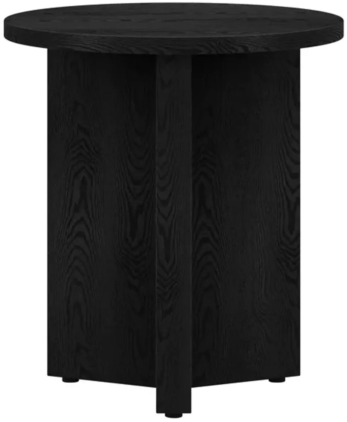 Anders Side Table in Black Grain by Hudson & Canal