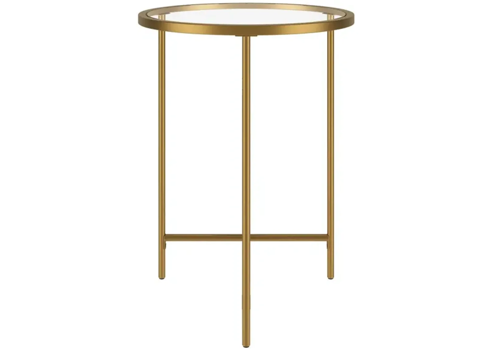 Berenson Side Table in Gold by Hudson & Canal