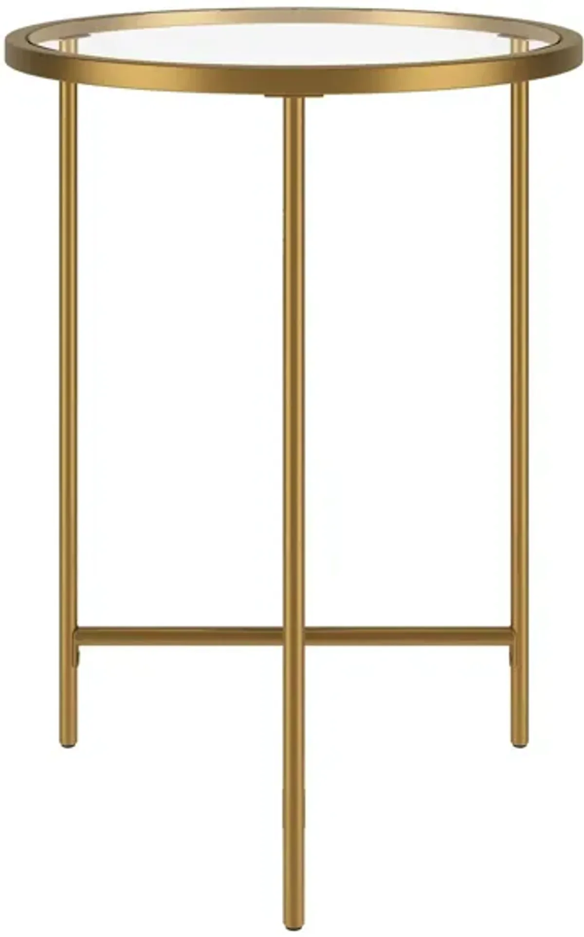 Berenson Side Table in Gold by Hudson & Canal