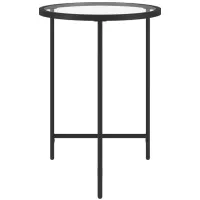 Berenson Side Table in Blackened Bronze by Hudson & Canal