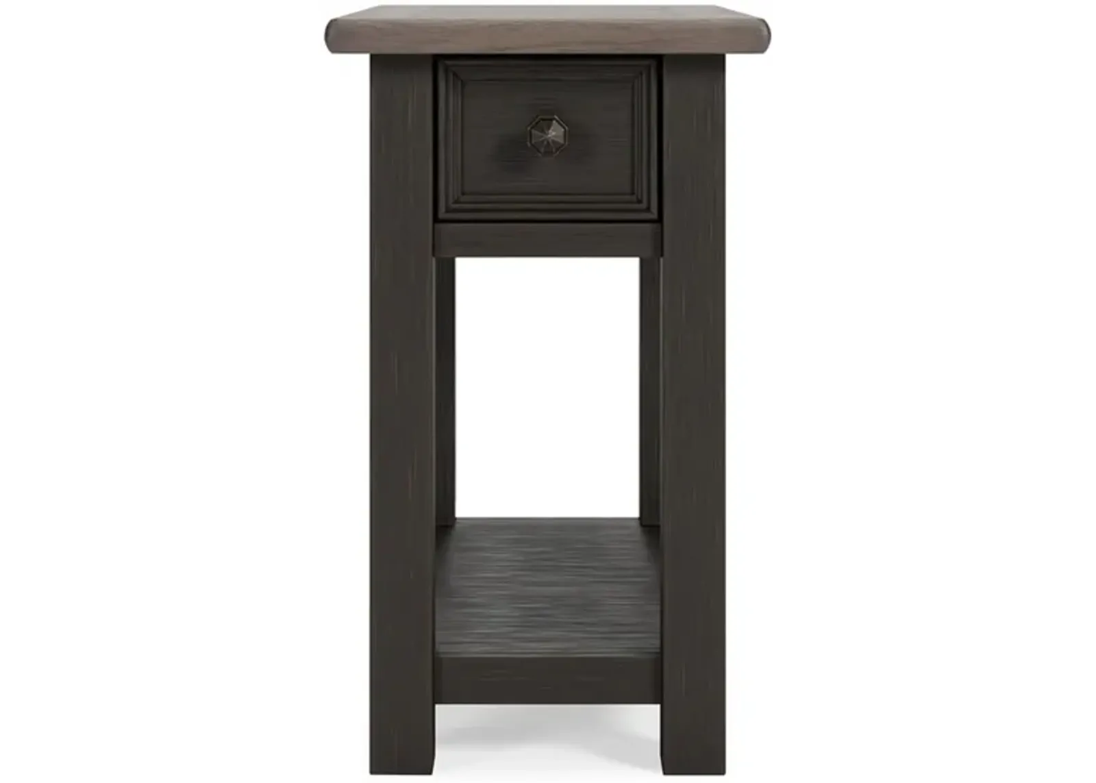 Tyler Creek Rectangular Chairside Table in Brown by Ashley Express