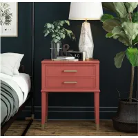 Westerleigh End Table in Terracotta by DOREL HOME FURNISHINGS