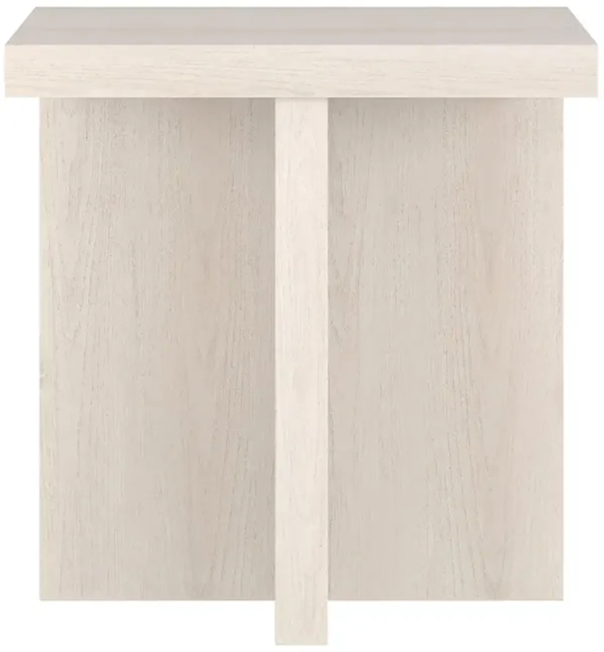 Verity Side Table in Alder White by Hudson & Canal