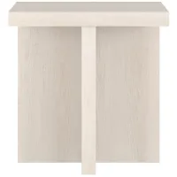 Verity Side Table in Alder White by Hudson & Canal