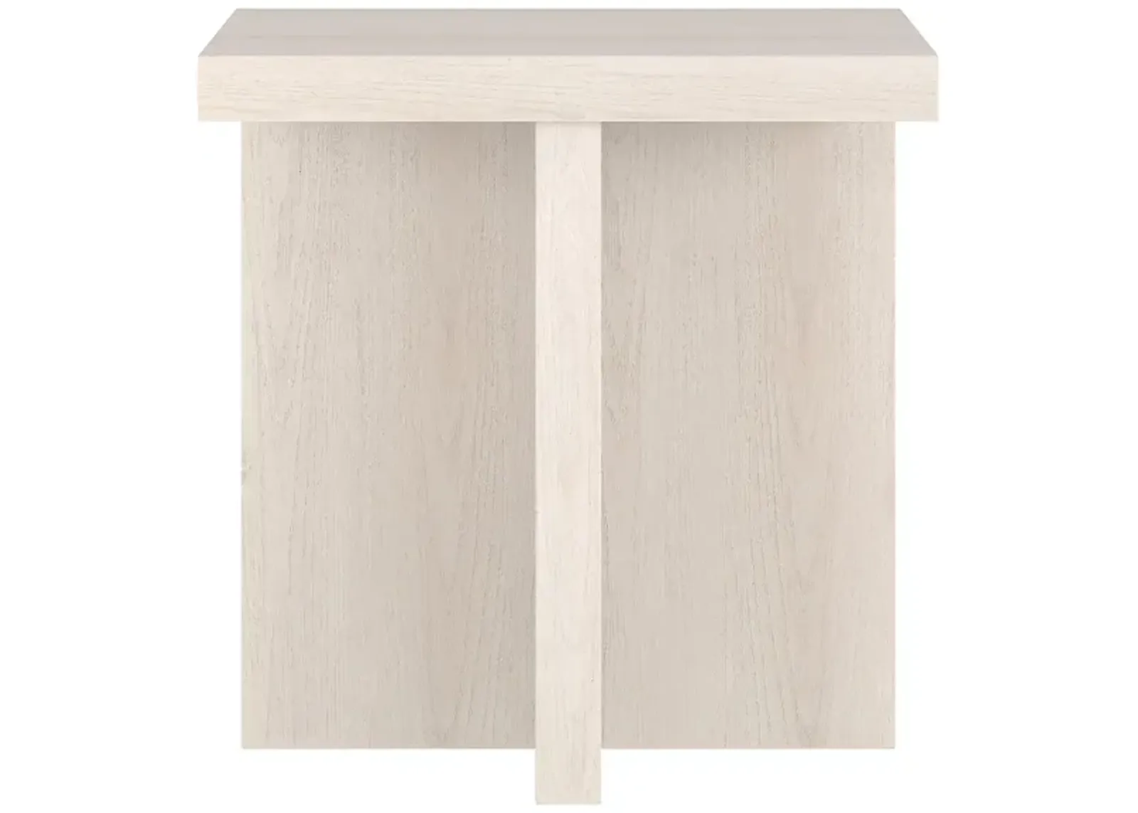 Verity Side Table in Alder White by Hudson & Canal