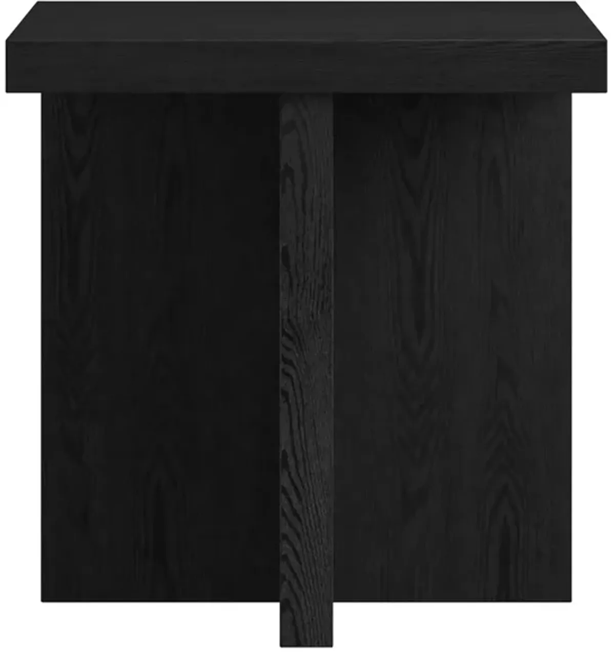 Verity Side Table in Black Grain by Hudson & Canal