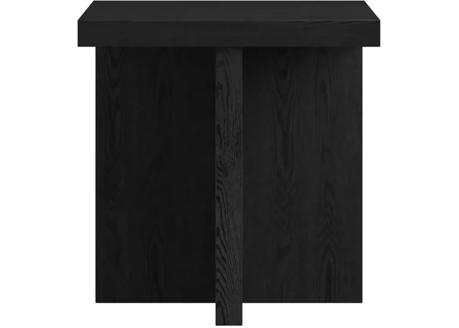 Verity Side Table in Black Grain by Hudson & Canal