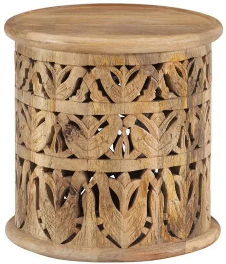 Lockport Side Table in Natural by Linon Home Decor