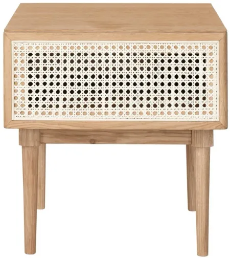 Cane Side Table in Natural by LH Imports Ltd