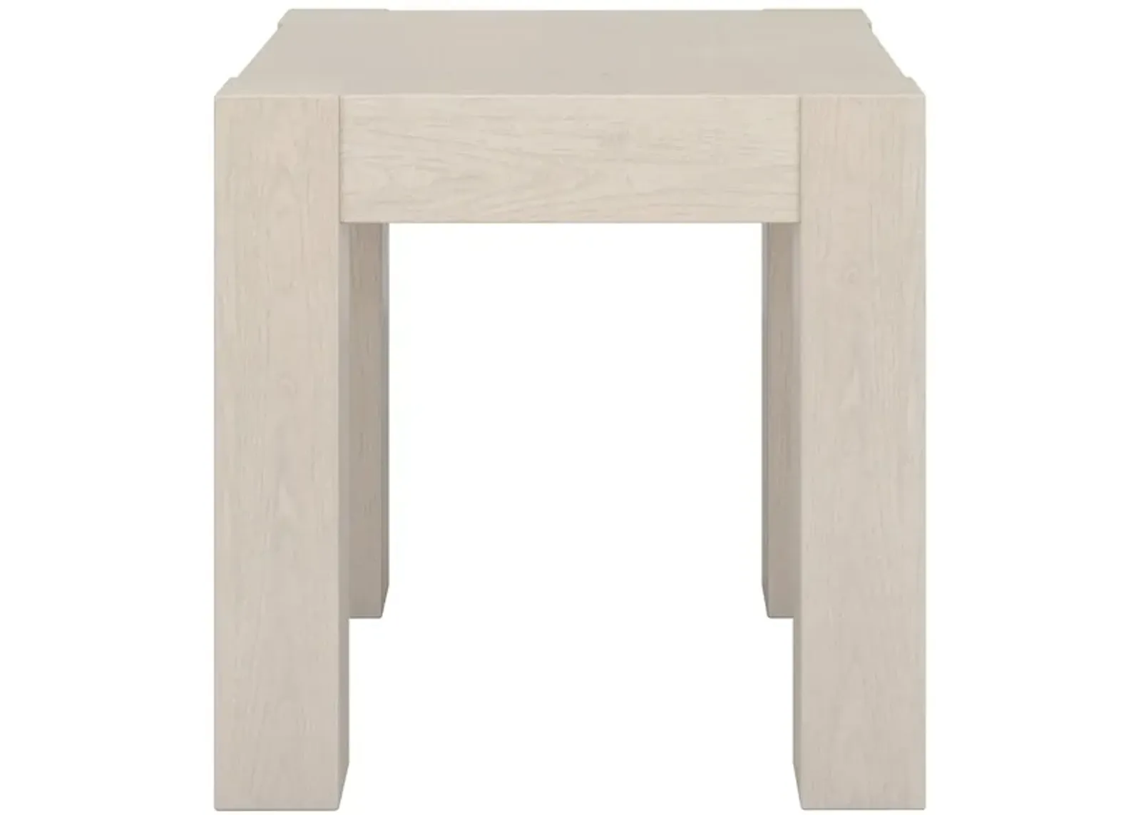 Jeffies Side Table in Alder White by Hudson & Canal