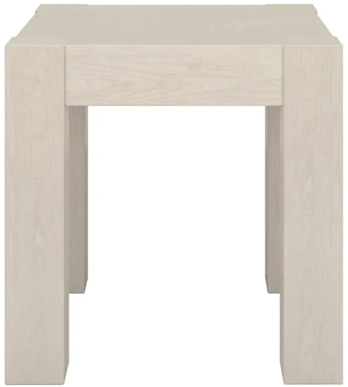 Jeffies Side Table in Alder White by Hudson & Canal