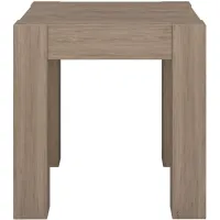 Jeffies Side Table in Antiqued Gray Oak by Hudson & Canal