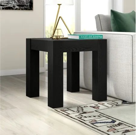 Jeffies Side Table in Black Grain by Hudson & Canal