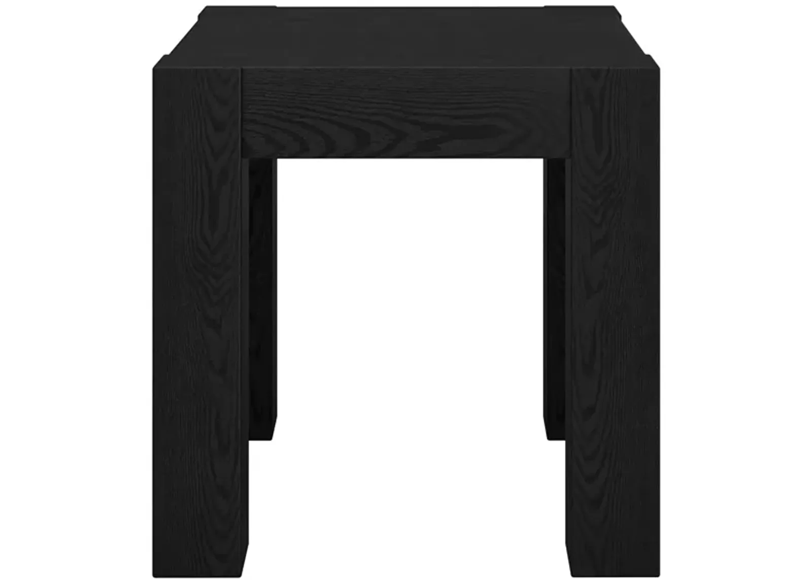 Jeffies Side Table in Black Grain by Hudson & Canal