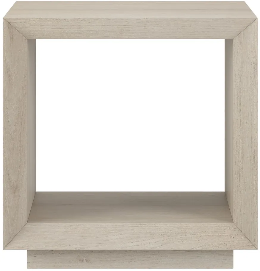 Tannen Side Table in Alder White by Hudson & Canal