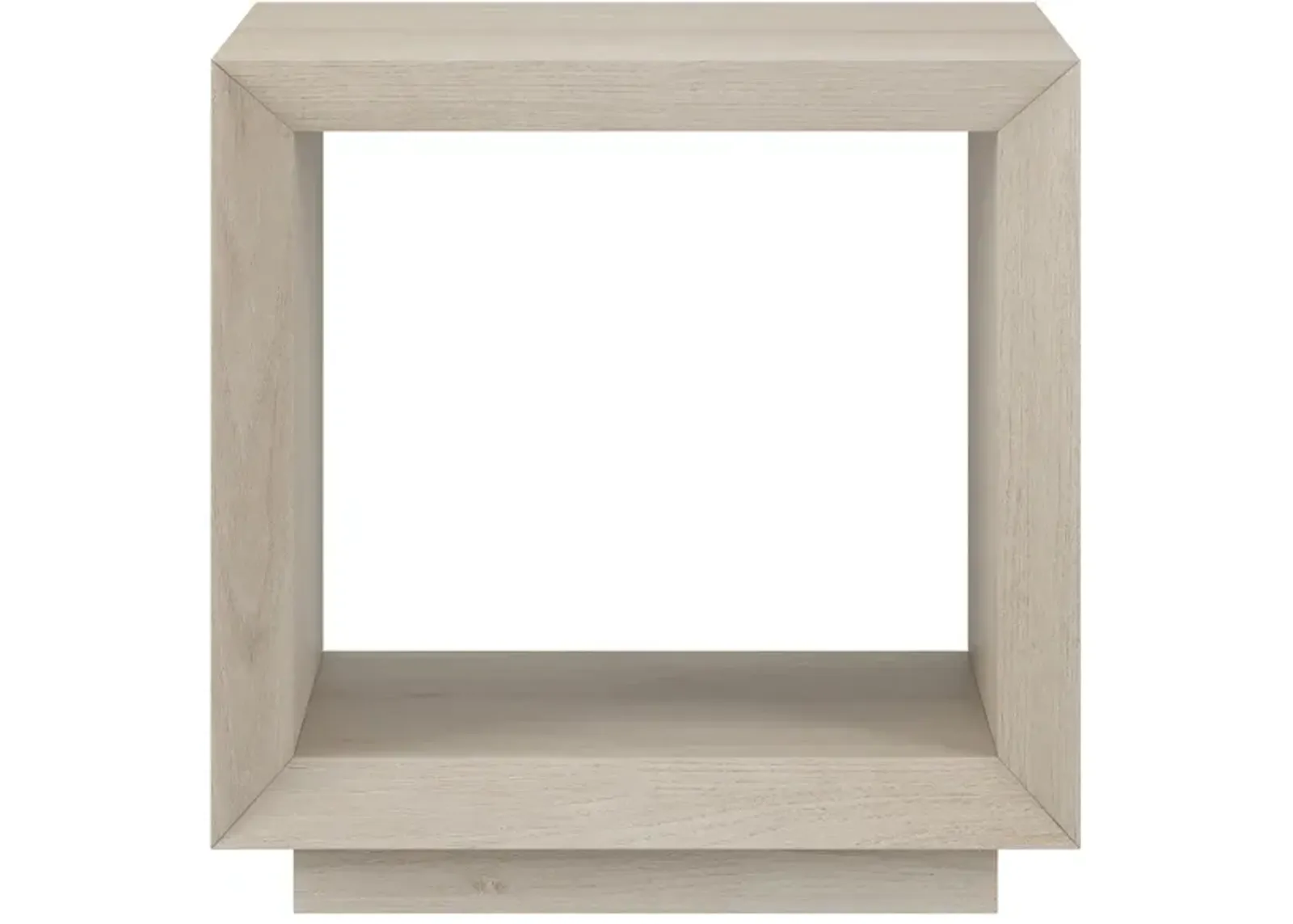 Tannen Side Table in Alder White by Hudson & Canal