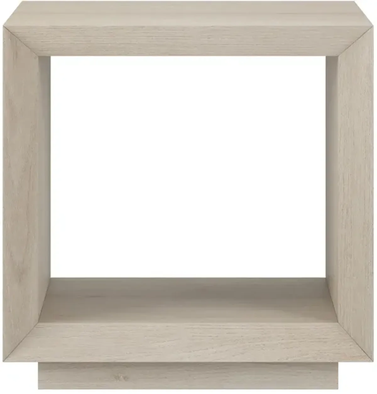 Tannen Side Table in Alder White by Hudson & Canal