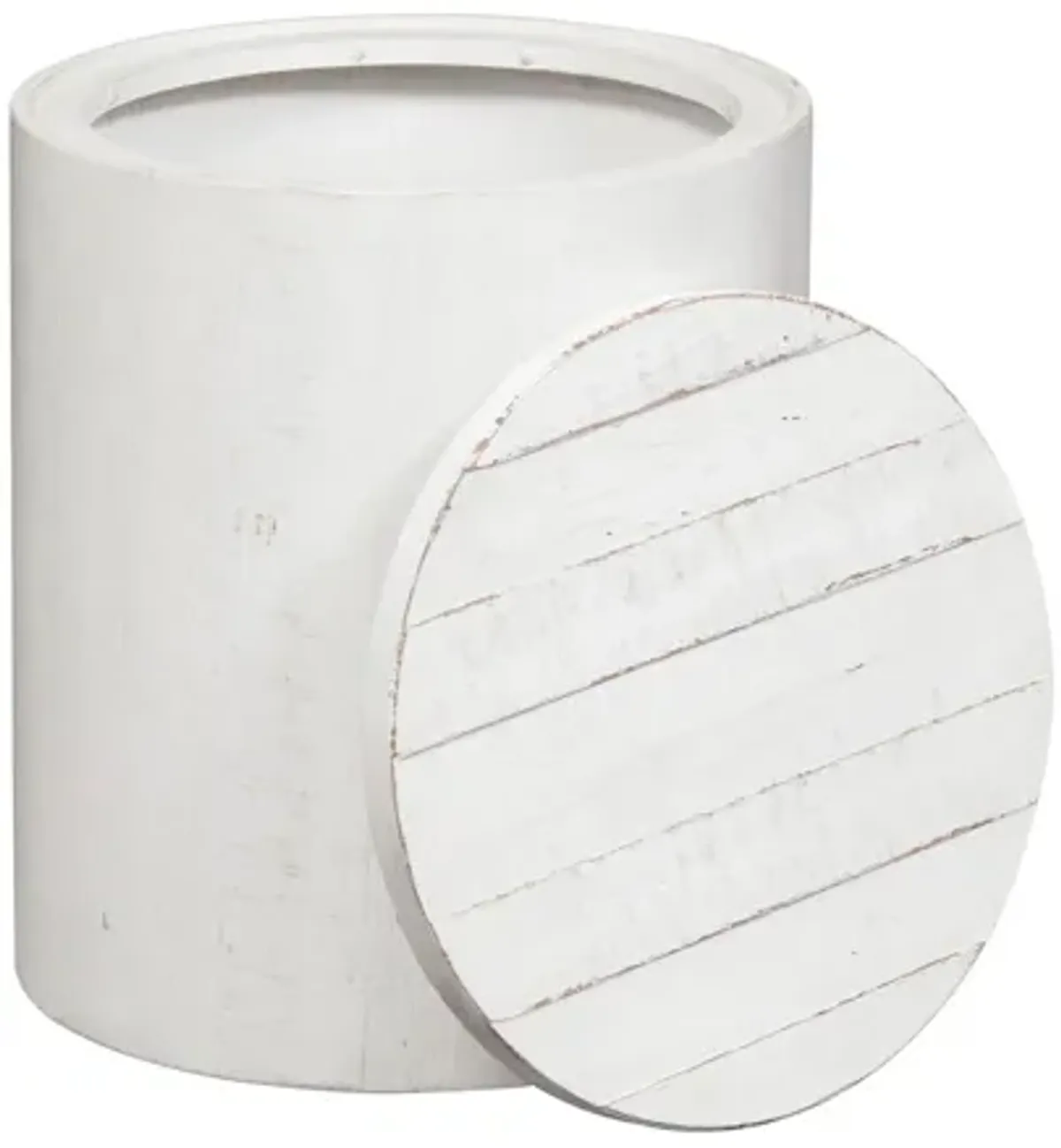 Marguerite Drum End Table