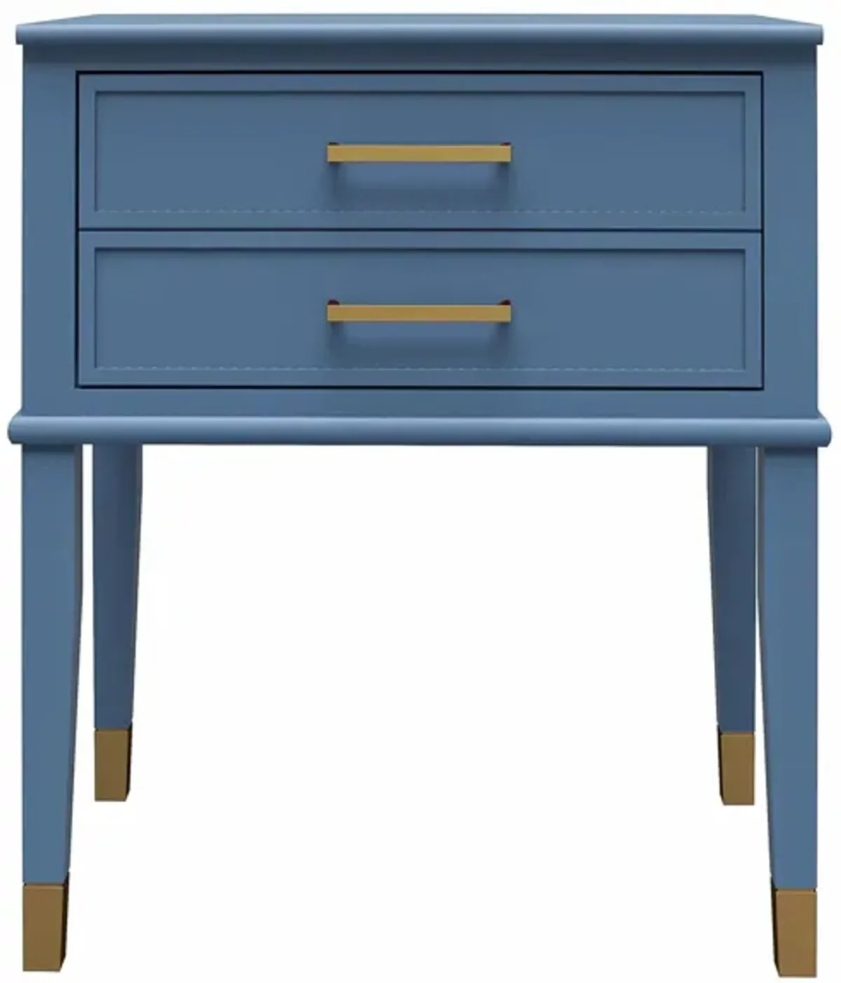 Westerleigh End Table by CosmoLiving Cosmopolitan in Her Majesty Blue by DOREL HOME FURNISHINGS