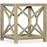 Surfrider Square End Table in Brown by Hooker Furniture