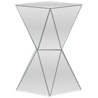 Rebecca Side Table in Silver by Wholesale Interiors