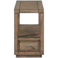 Denali Chairside Table in Toasted Acacia by Riverside Furniture