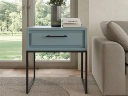 Cortney's Collection End Table in Powder Blue by DOREL HOME FURNISHINGS