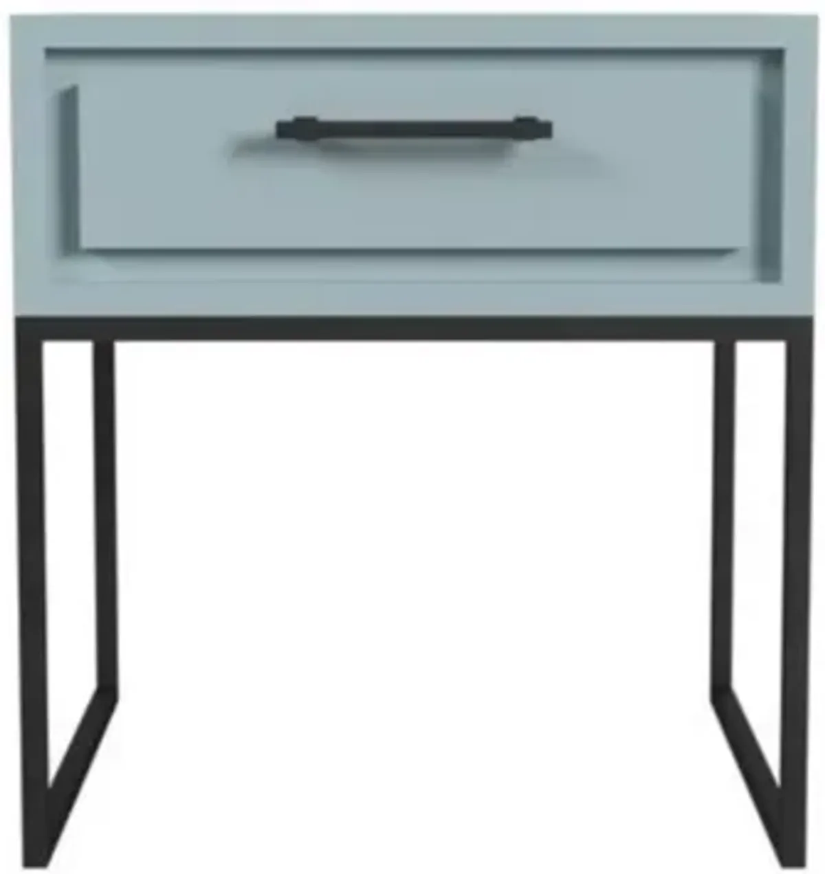 Cortney's Collection End Table in Powder Blue by DOREL HOME FURNISHINGS