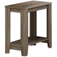 Monarch Specialties Accent End Table in Dark Taupe by Monarch Specialties
