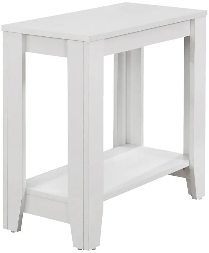 Monarch Specialties Accent End Table in White by Monarch Specialties