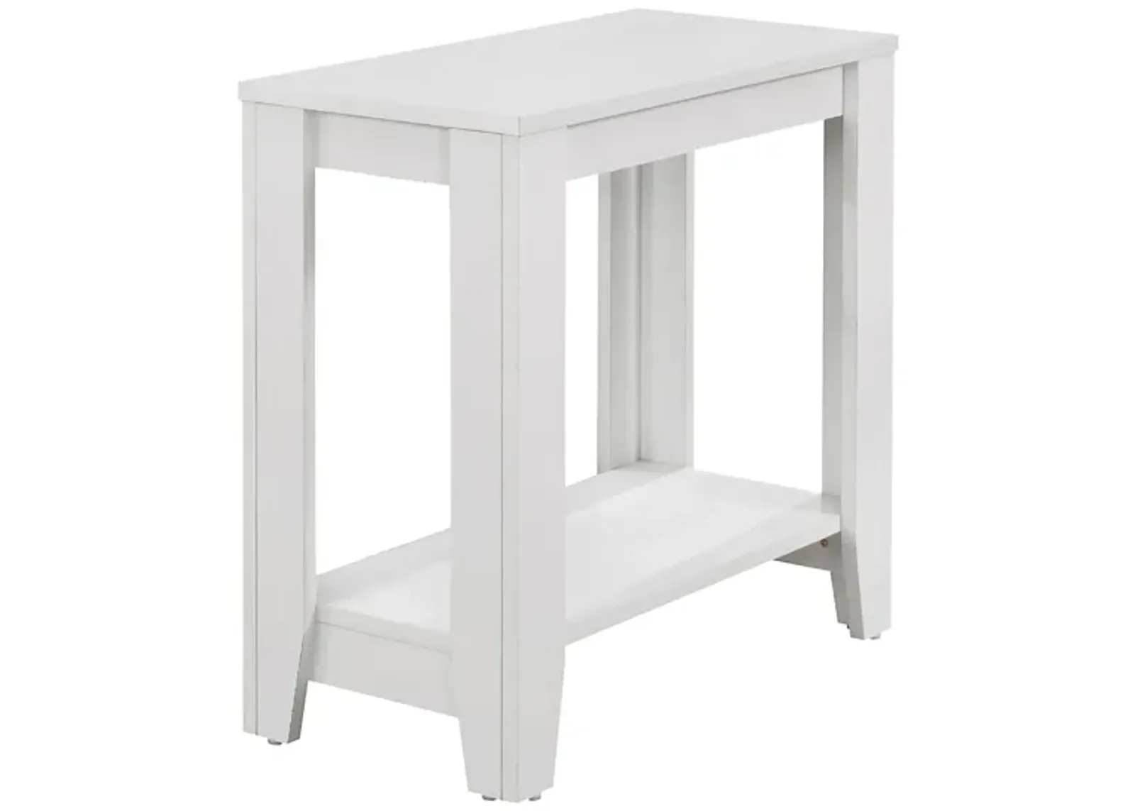 Monarch Specialties Accent End Table in White by Monarch Specialties