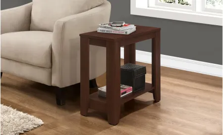 Monarch Specialties Accent End Table in Cherry by Monarch Specialties