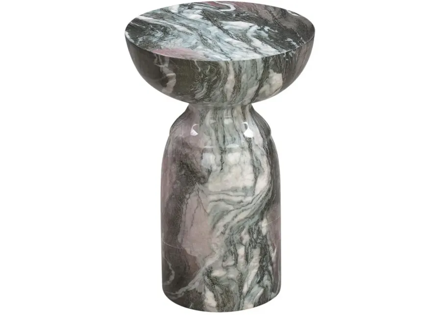 Rue Marble Side Table in Grey by Tov Furniture