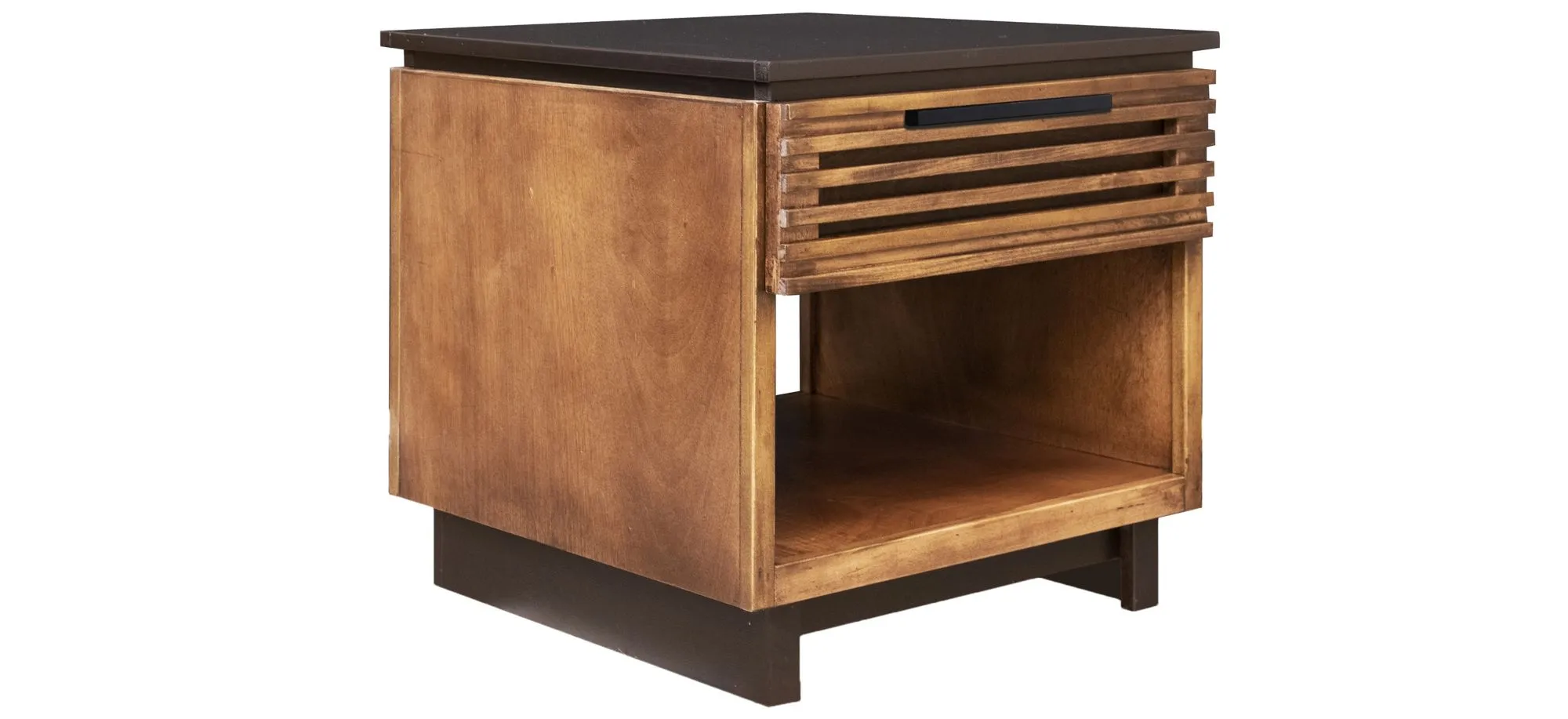 Reah End Table in Bourbon and Black by Legends Furniture