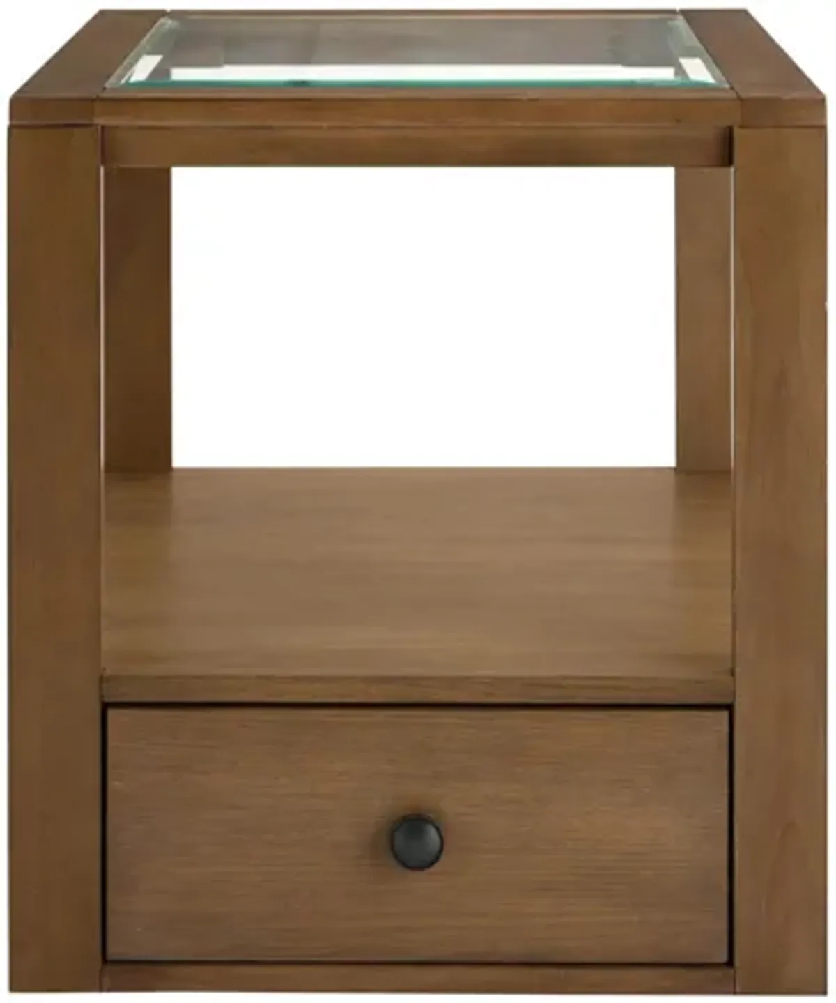 Kaywood Glass Top End Table