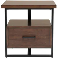 Chester Rectangular End Table in Walnut by Homelegance