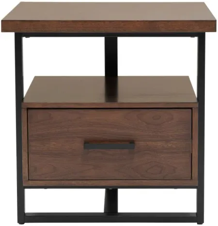 Chester Rectangular End Table in Walnut by Homelegance