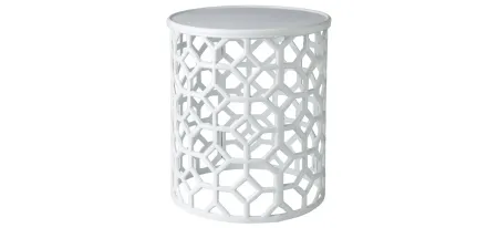 Hale Accent Table in White by Surya