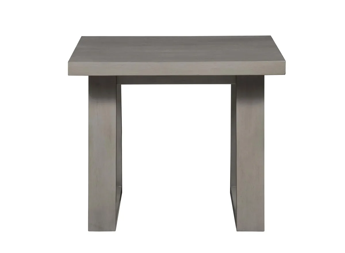 May End Table in Gray by Unique Furniture