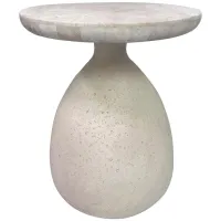 Gina Side Table in Cream by Tov Furniture