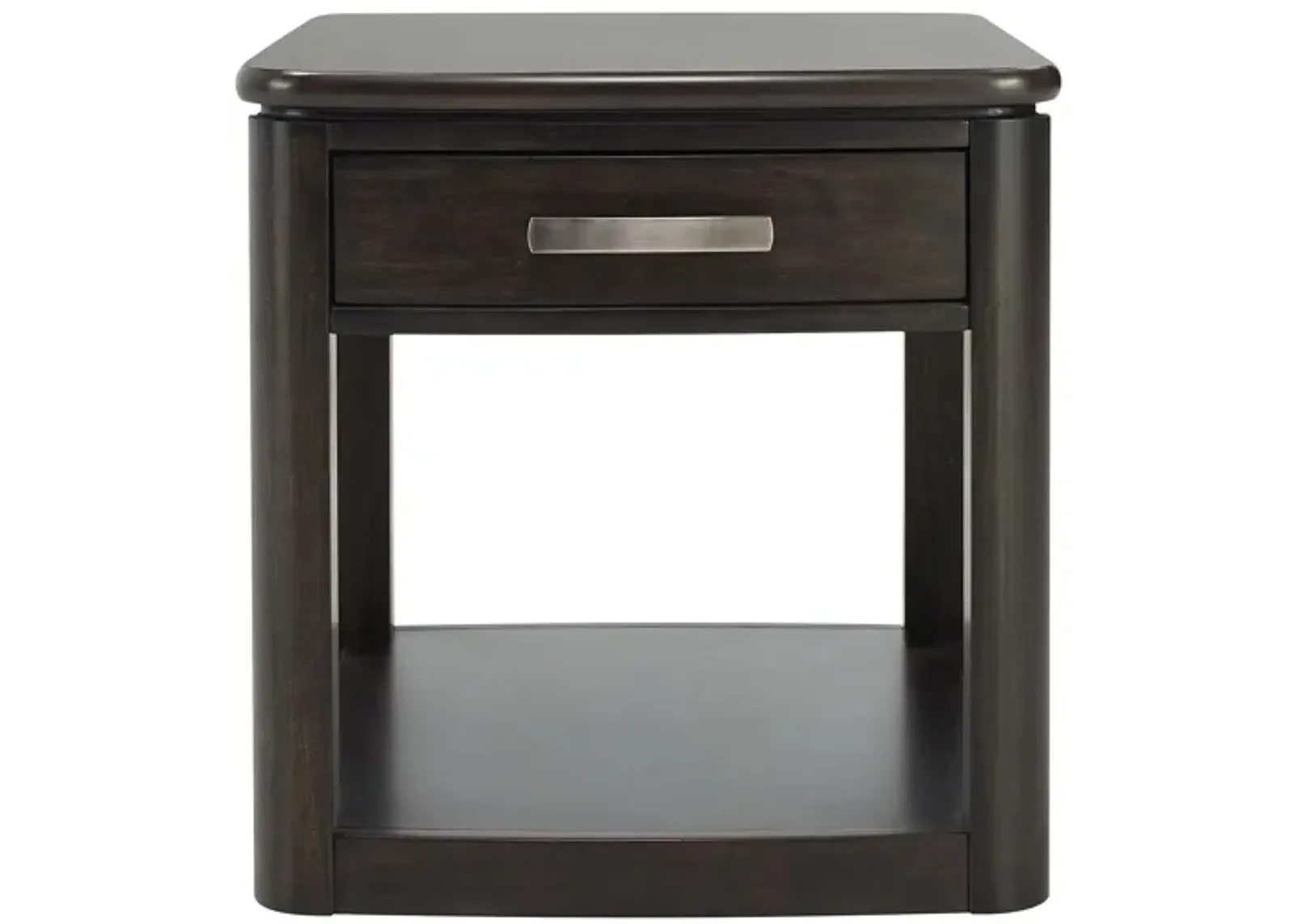 Dimitri End Table in Dark Brown by Davis Intl.