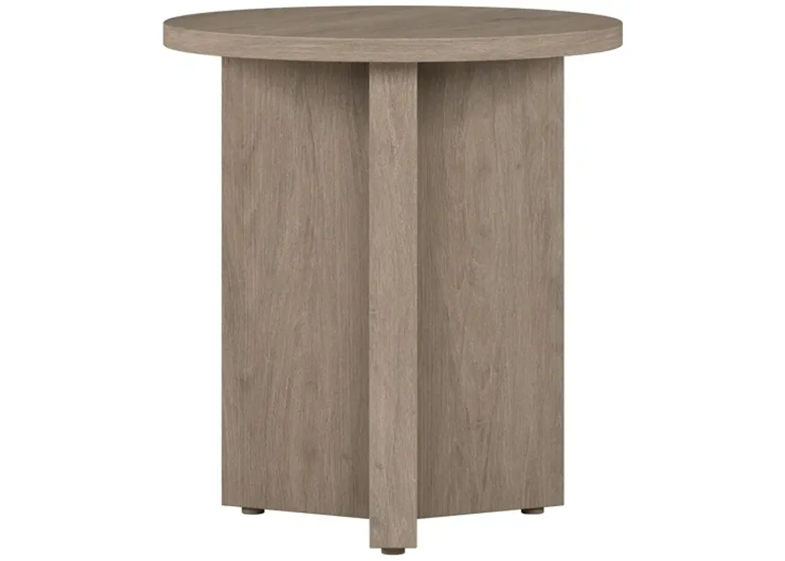 Anders Side Table in Antiqued Gray Oak by Hudson & Canal