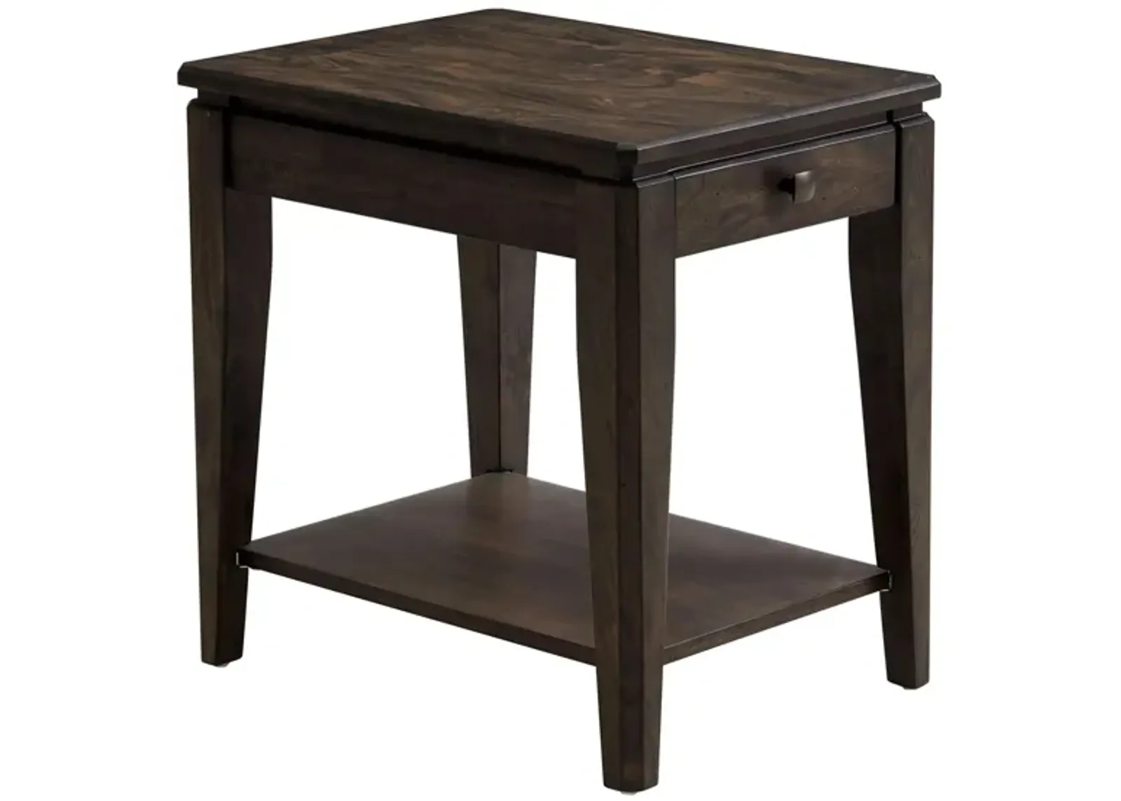 Kauai Chair Side Table in Brushed Mango by Intercon