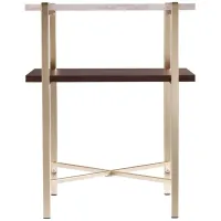 Hornsby End Table in Brass by SEI Furniture