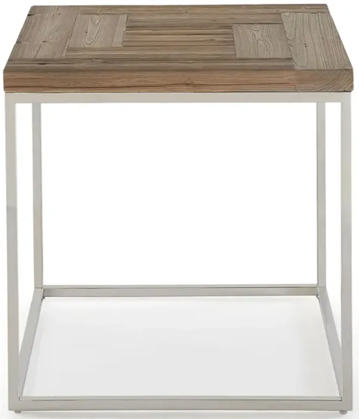 Ace Reclaimed Wood End Table in Natural by Bellanest