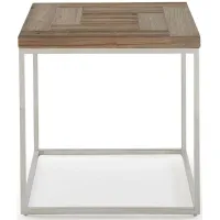 Ace Reclaimed Wood End Table in Natural by Bellanest
